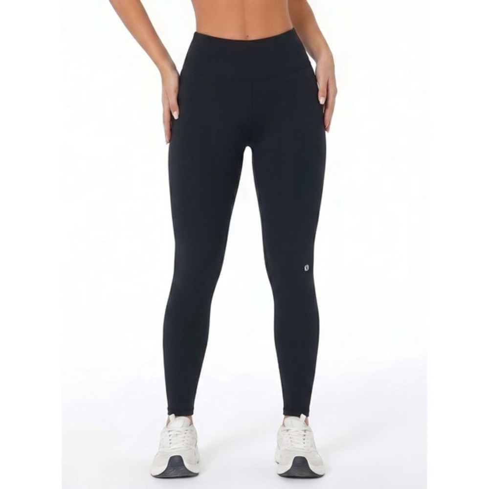 Le ORE Leggings Women SP Black Corso Crossover Elastic Waistband Pull-On Stretch